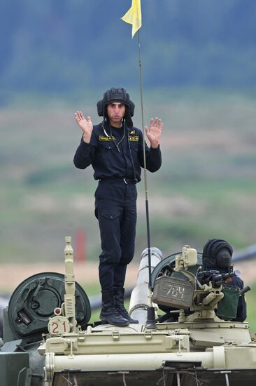 Tank Biathlon Stage 1: Individual race. Day One
