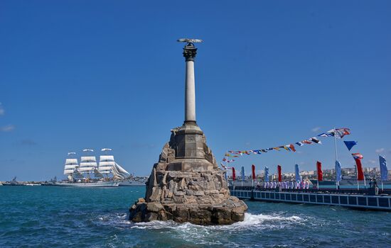 Navy Day celebrations in Russian cities