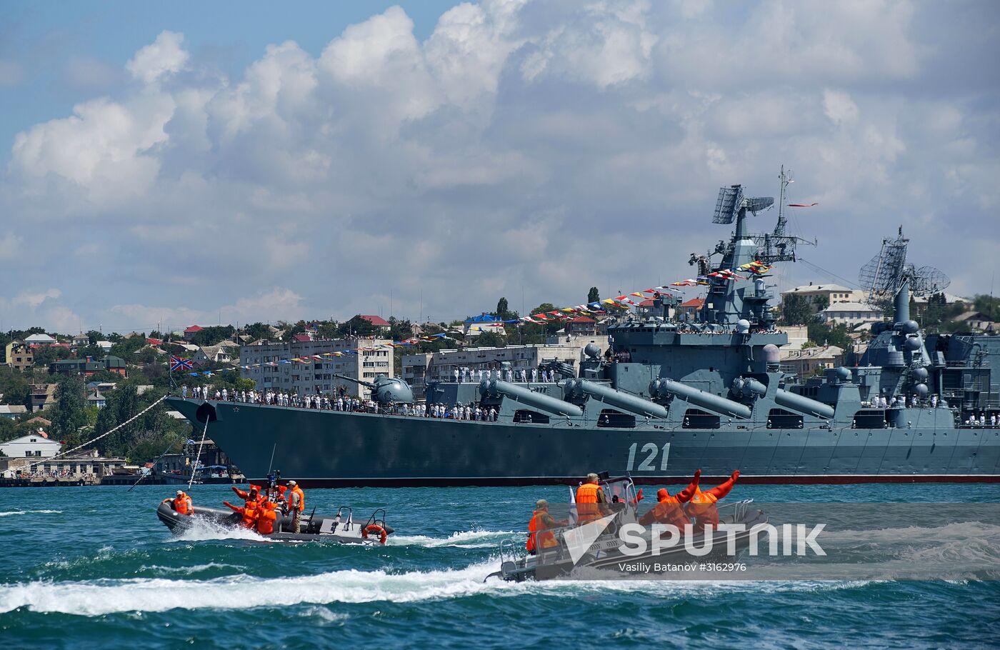 Navy Day celebrations in Russian cities