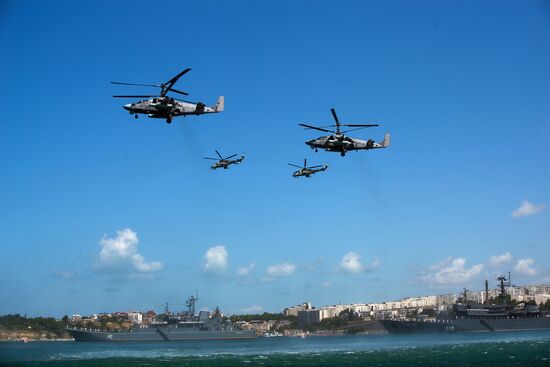 Navy Day celebrations in Russian cities