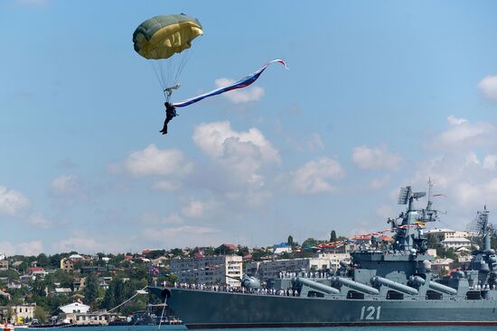 Navy Day celebrations in Russian cities