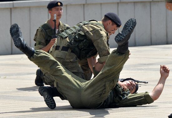 Navy Day celebrations in Russian cities