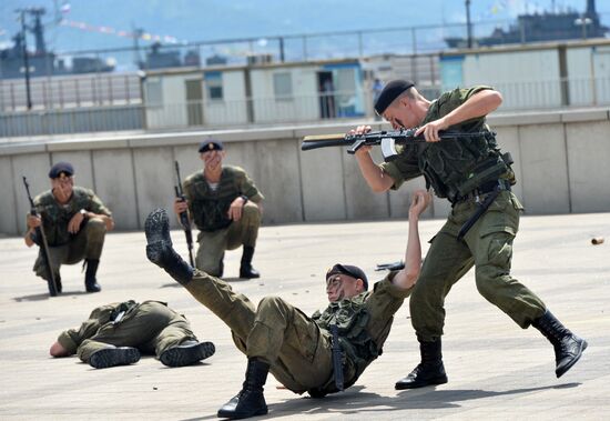 Navy Day celebrations in Russian cities