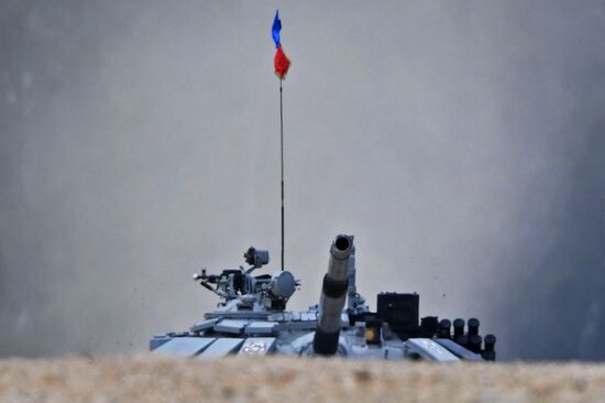 Tank Biathlon Stage 1: Individual race. Day One