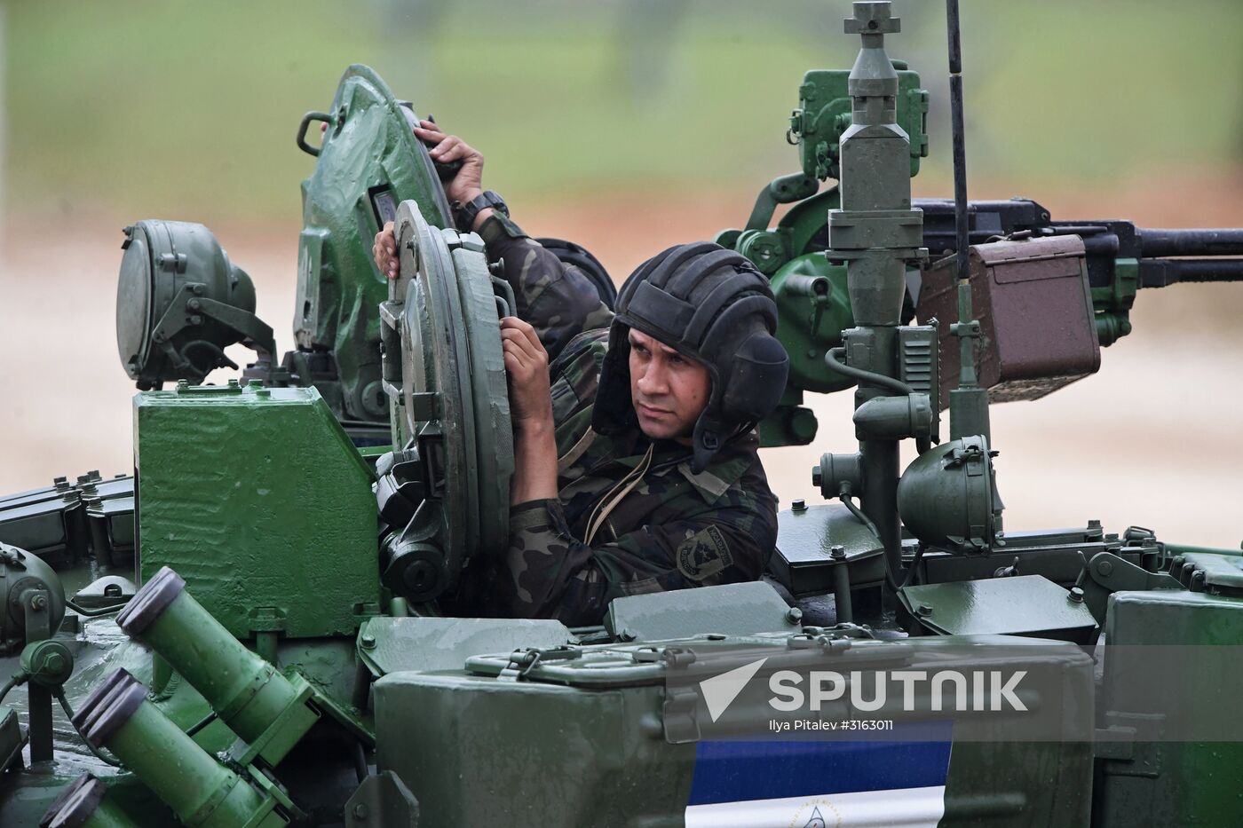 Tank Biathlon Stage 1: Individual race. Day One