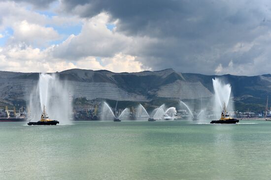 Navy Day celebrations in Russian cities