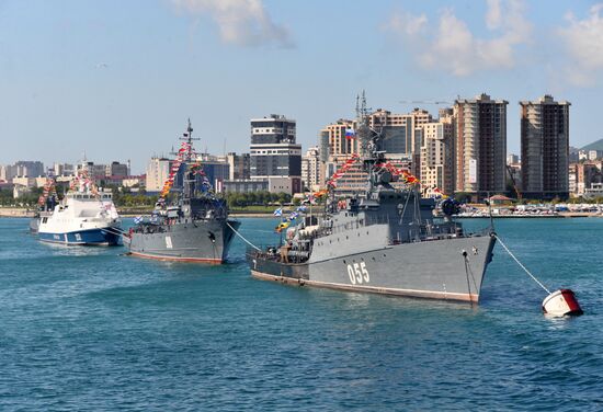 Navy Day celebrations in Russian cities