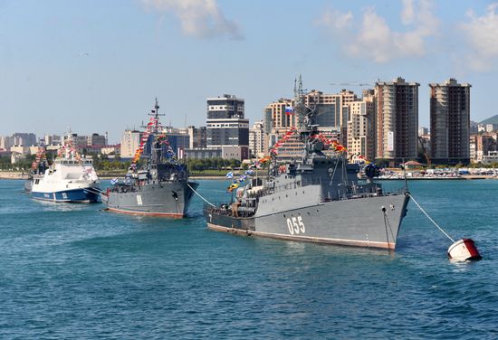 Navy Day celebrations in Russian cities