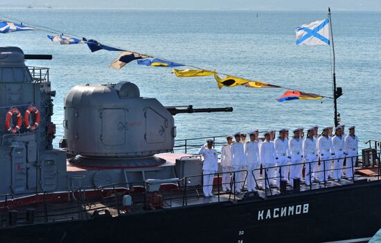 Navy Day celebrations in Russian cities