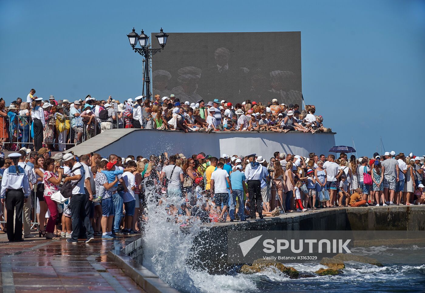 Navy Day celebrations in Russian cities