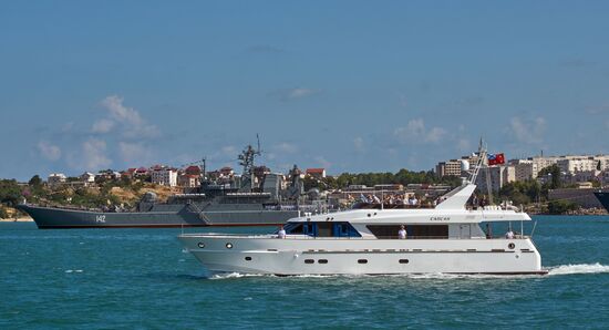 Navy Day celebrations in Russian cities