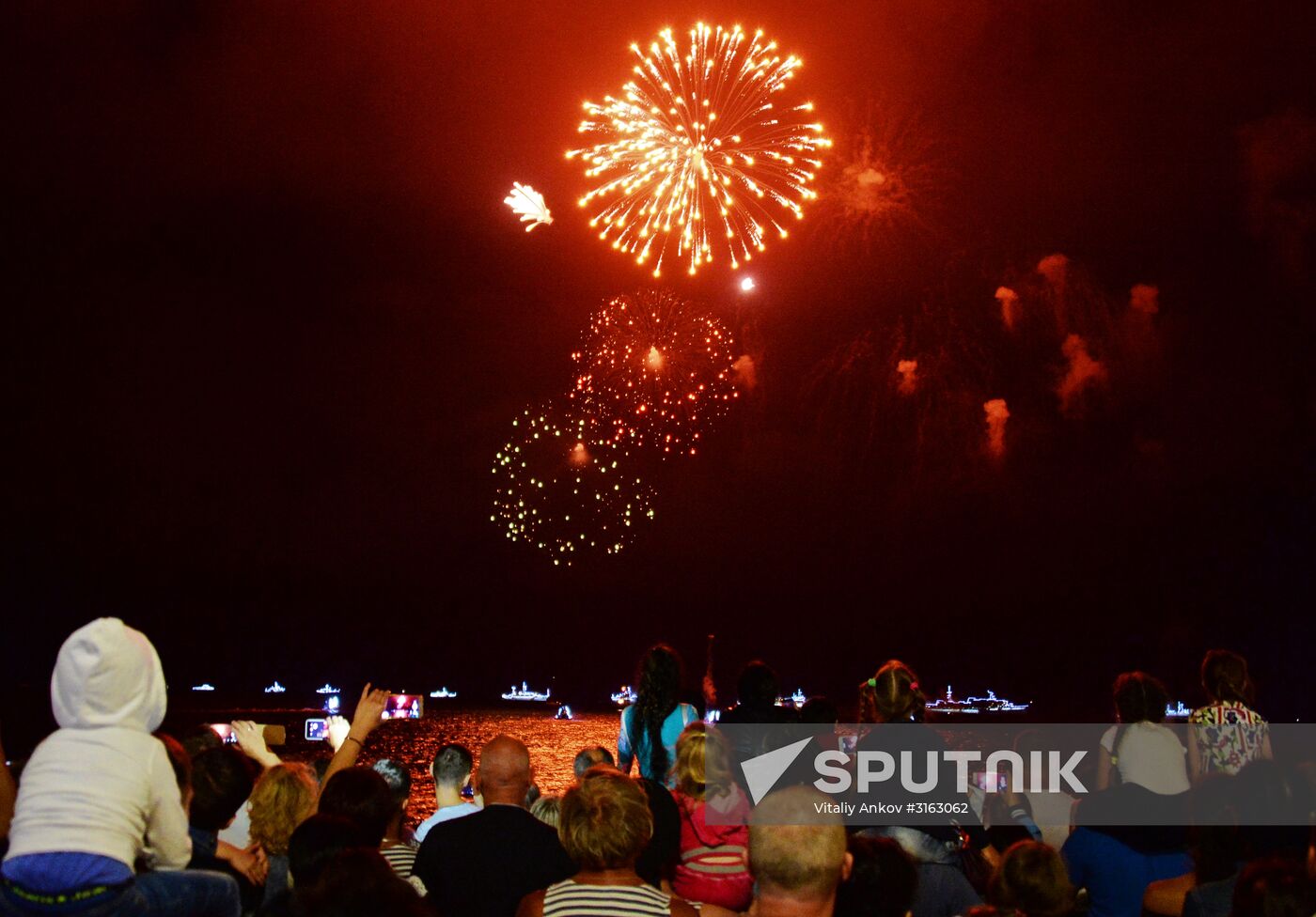 Navy Day celebrations in Russian cities