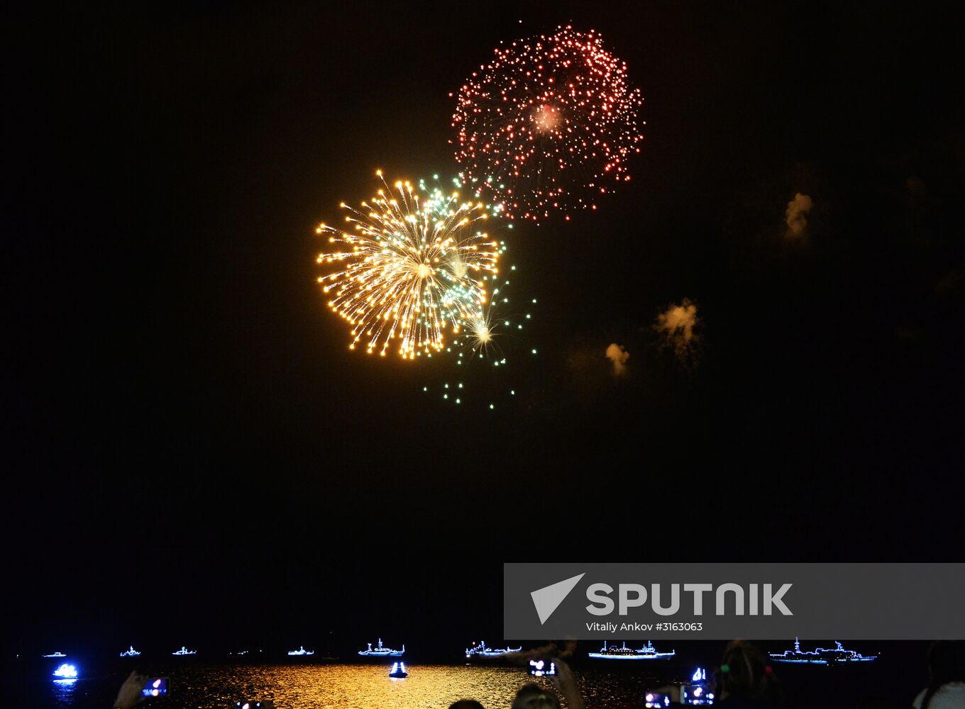 Navy Day celebrations in Russian cities