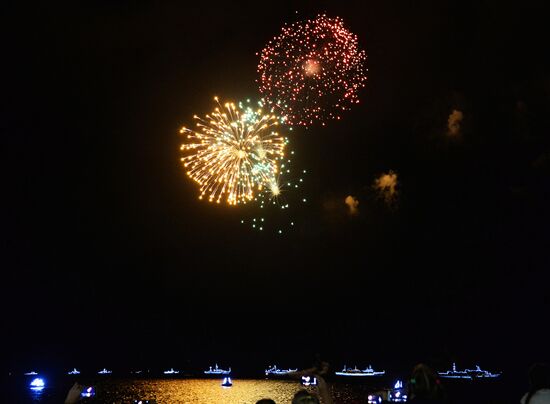 Navy Day celebrations in Russian cities