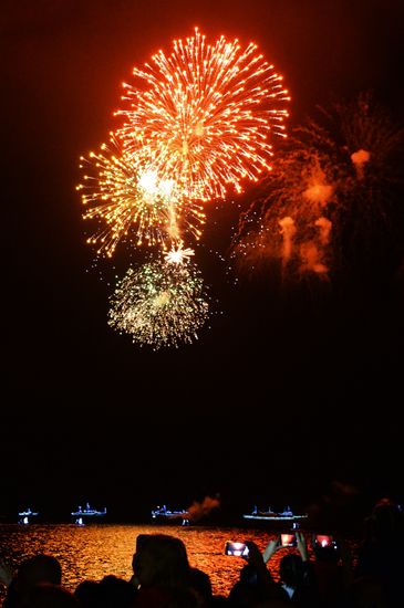 Navy Day celebrations in Russian cities