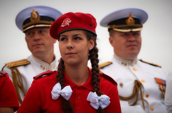 Navy Day celebrations in St. Petersburg