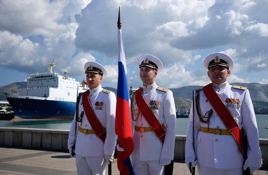 Navy Day celebrations in Russian cities