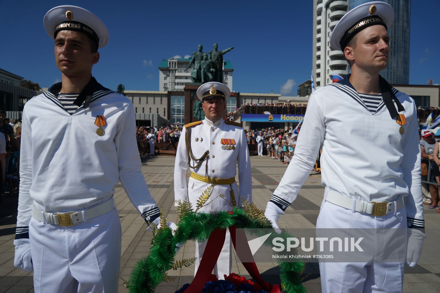 Navy Day celebrations in Russian cities