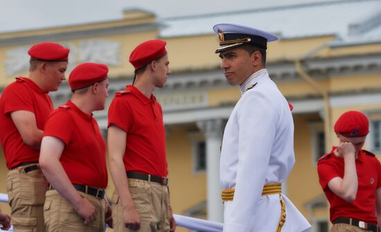 Navy Day celebrations in St. Petersburg