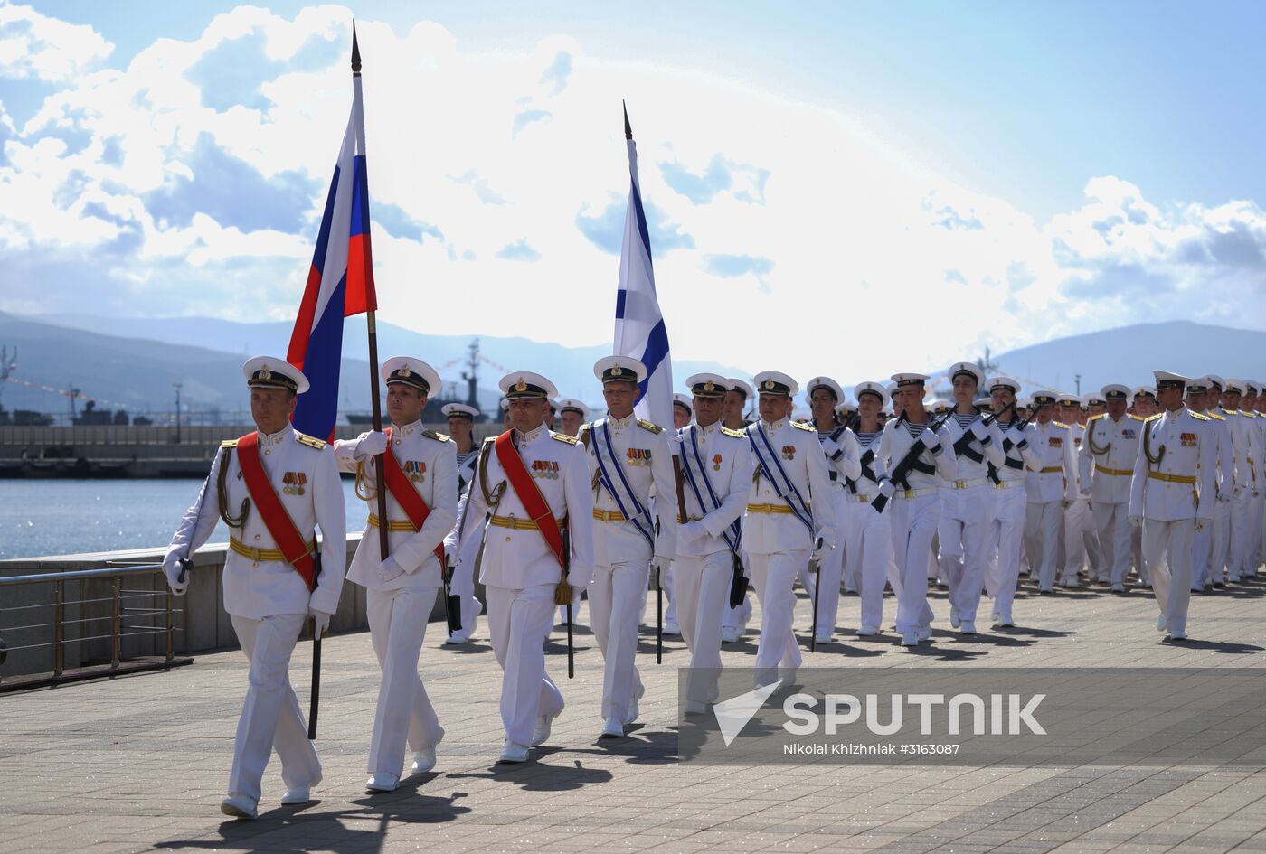 Navy Day celebrations in Russian cities
