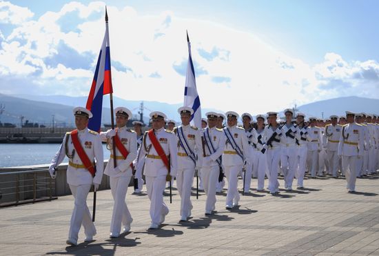 Navy Day celebrations in Russian cities