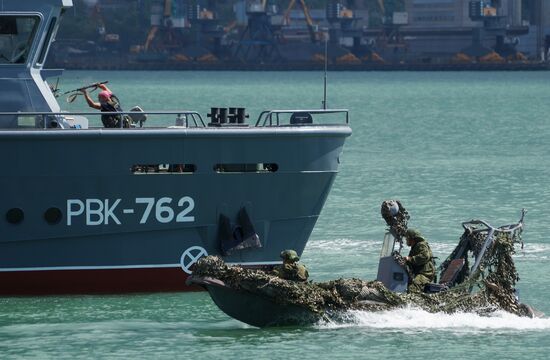 Navy Day celebrations in Russian cities