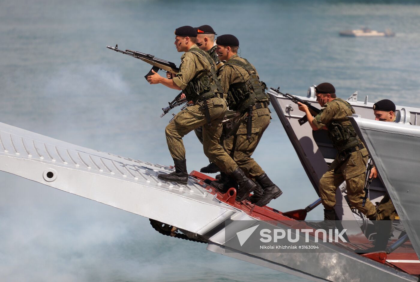 Navy Day celebrations in Russian cities