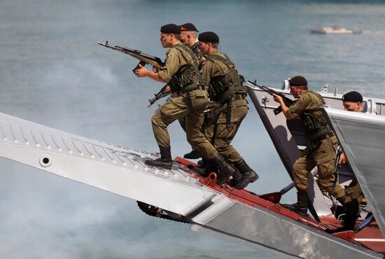 Navy Day celebrations in Russian cities