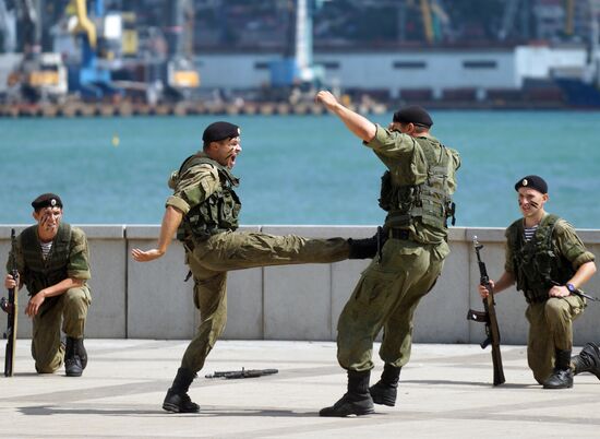 Navy Day celebrations in Russian cities
