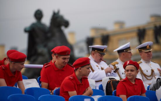 Navy Day celebrations in St. Petersburg
