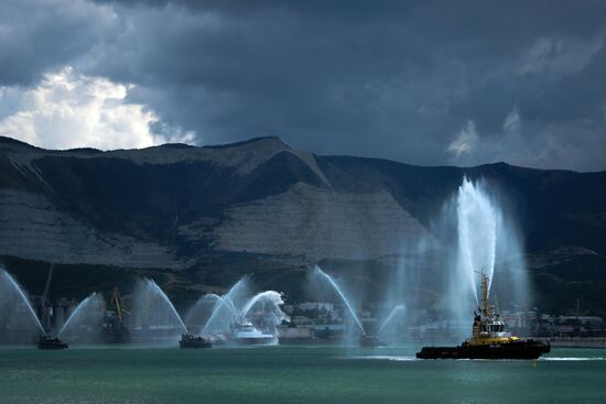 Navy Day celebrations in Russian cities