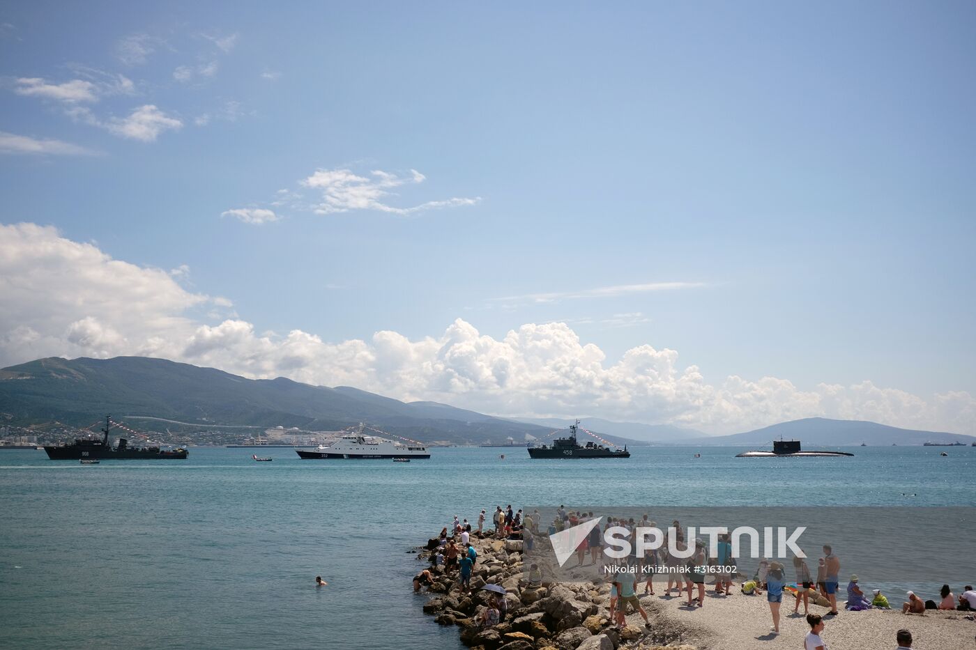 Navy Day celebrations in Russian cities