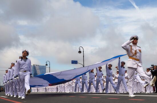 Navy Day celebrations in St. Petersburg