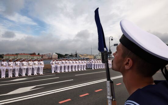 Navy Day celebrations in St. Petersburg