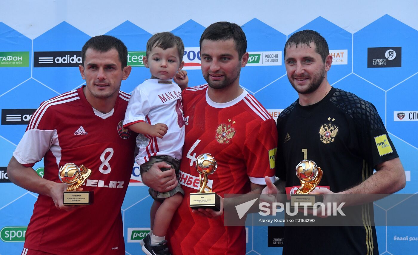 2017 Euro Beach Soccer League. Russia vs. Switzerland