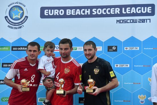 2017 Euro Beach Soccer League. Russia vs. Switzerland