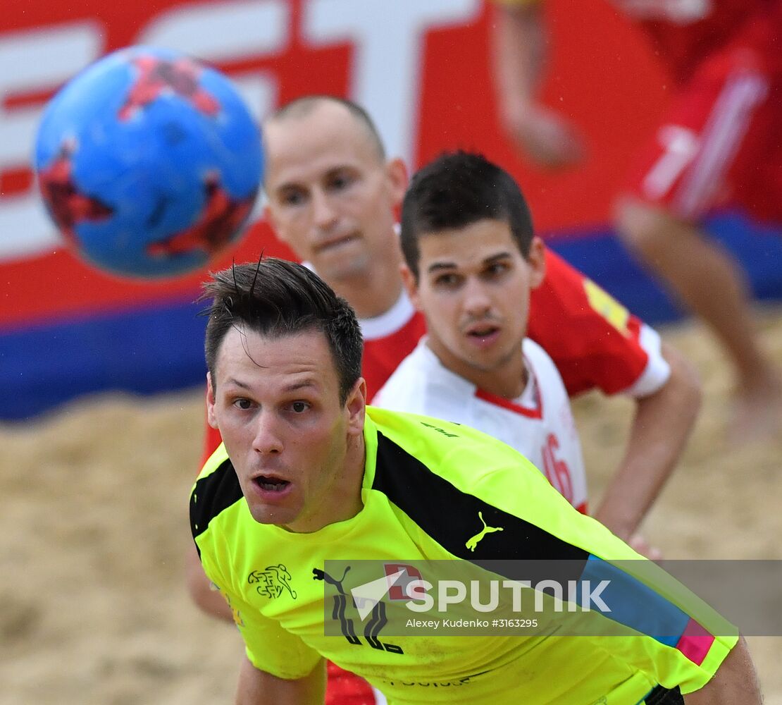 2017 Euro Beach Soccer League. Russia vs. Switzerland