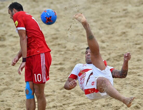 2017 Euro Beach Soccer League. Russia vs. Switzerland