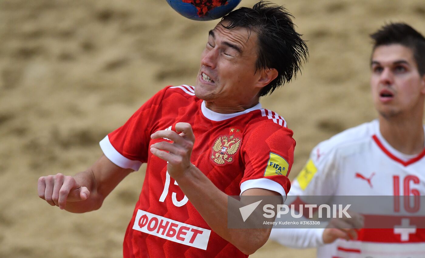 2017 Euro Beach Soccer League. Russia vs. Switzerland
