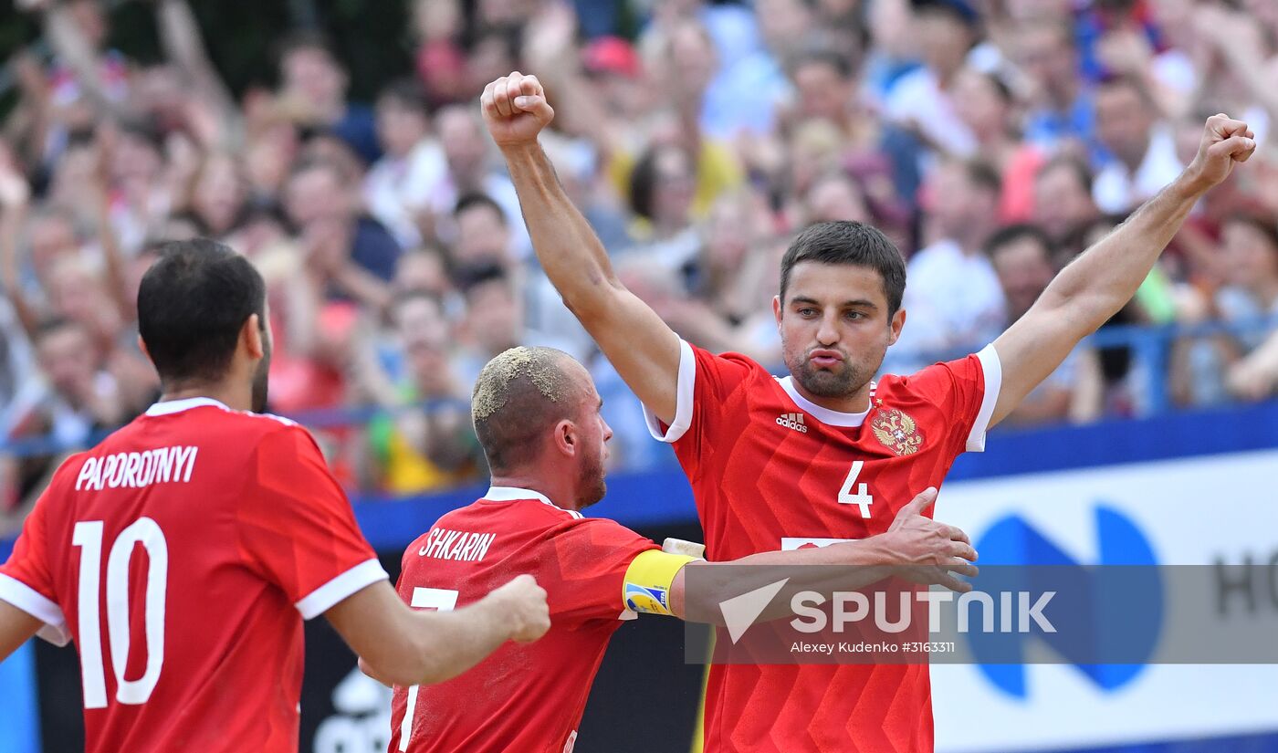 2017 Euro Beach Soccer League. Russia vs. Switzerland
