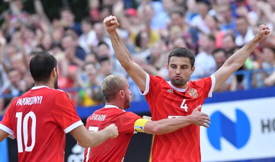 2017 Euro Beach Soccer League. Russia vs. Switzerland
