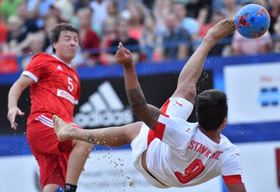 2017 Euro Beach Soccer League. Russia vs. Switzerland