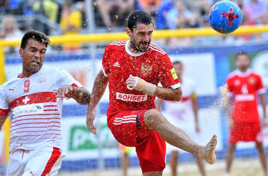 2017 Euro Beach Soccer League. Russia vs. Switzerland
