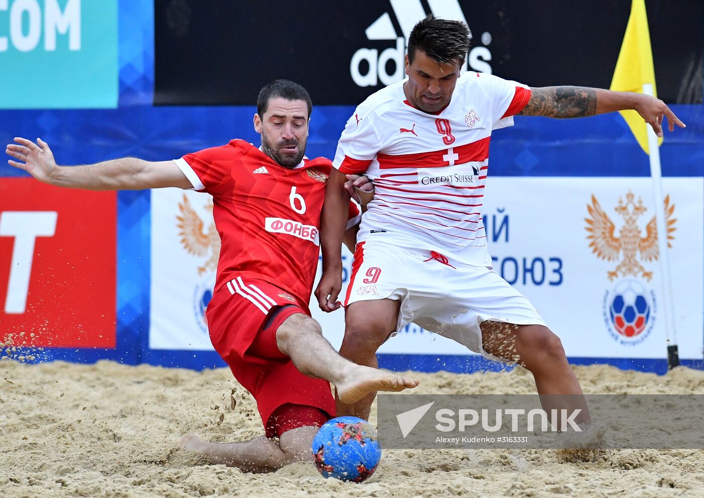 2017 Euro Beach Soccer League. Russia vs. Switzerland