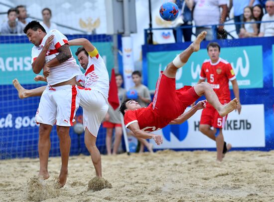 2017 Euro Beach Soccer League. Russia vs. Switzerland