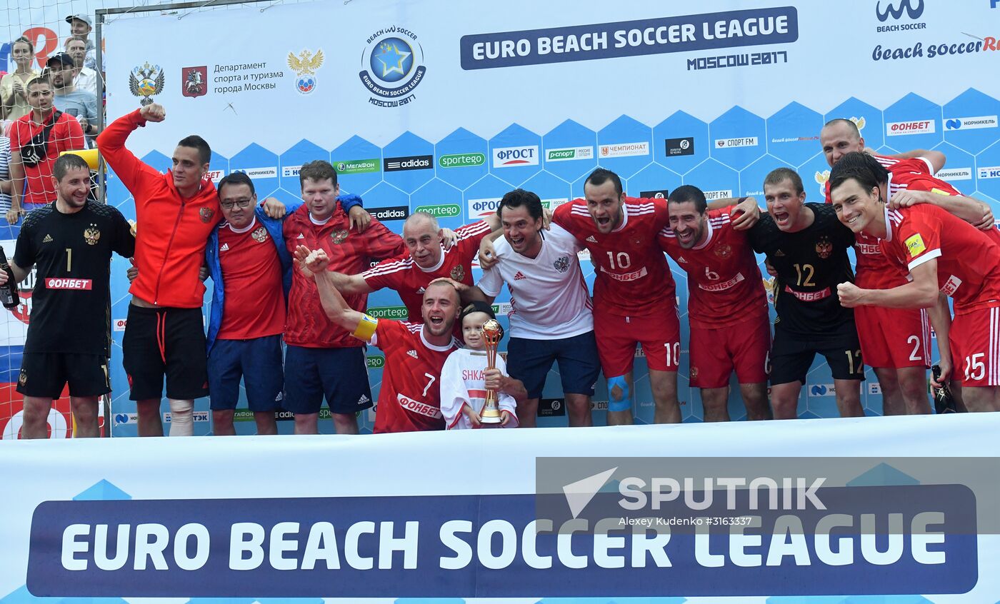 2017 Euro Beach Soccer League. Russia vs. Switzerland