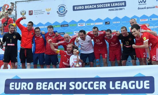 2017 Euro Beach Soccer League. Russia vs. Switzerland