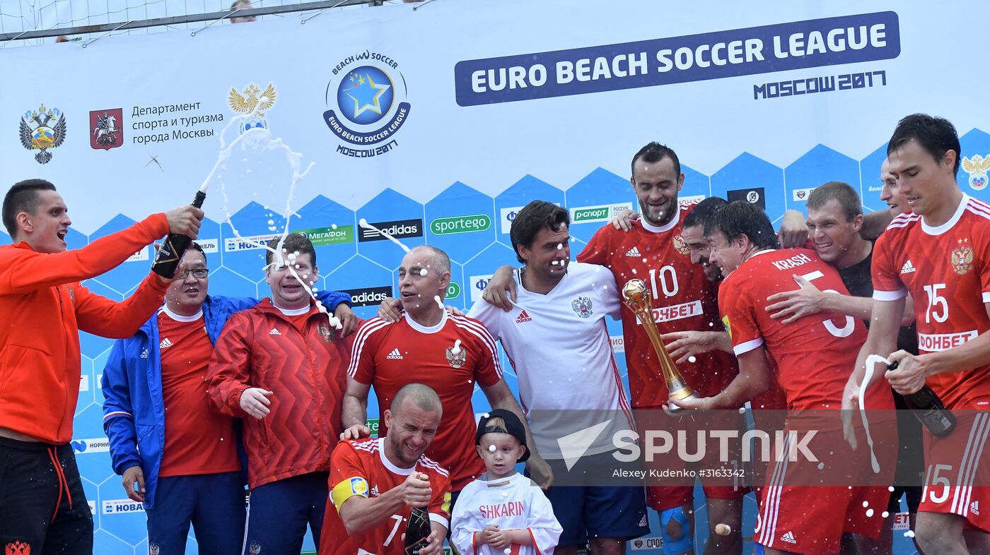 2017 Euro Beach Soccer League. Russia vs. Switzerland