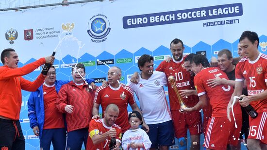 2017 Euro Beach Soccer League. Russia vs. Switzerland