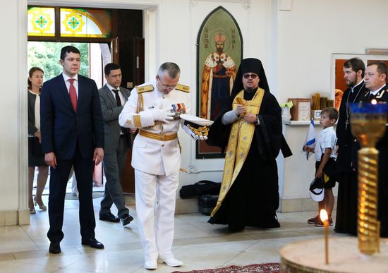 Navy Day celebrations in Russian cities